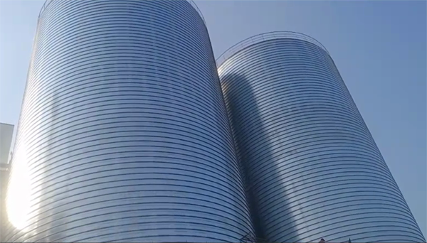 宁波2座混凝土高架卷板仓